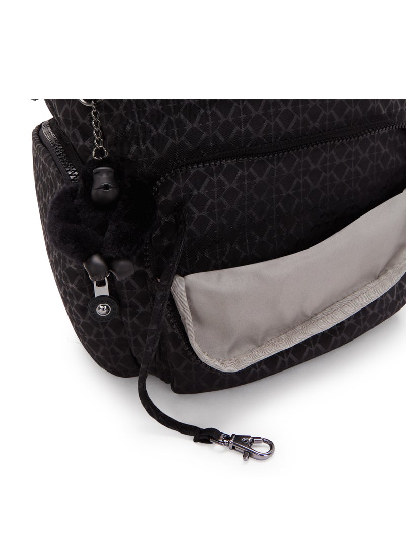 kipling - City Zip Small Backpack with Adjustable Straps Signature Emb - Image 1