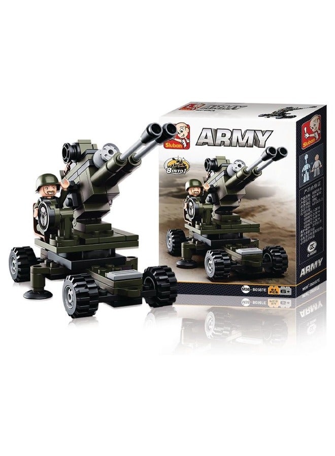 Sluban Army Series - Artillery Building Blocks 94 PCS - Image 3