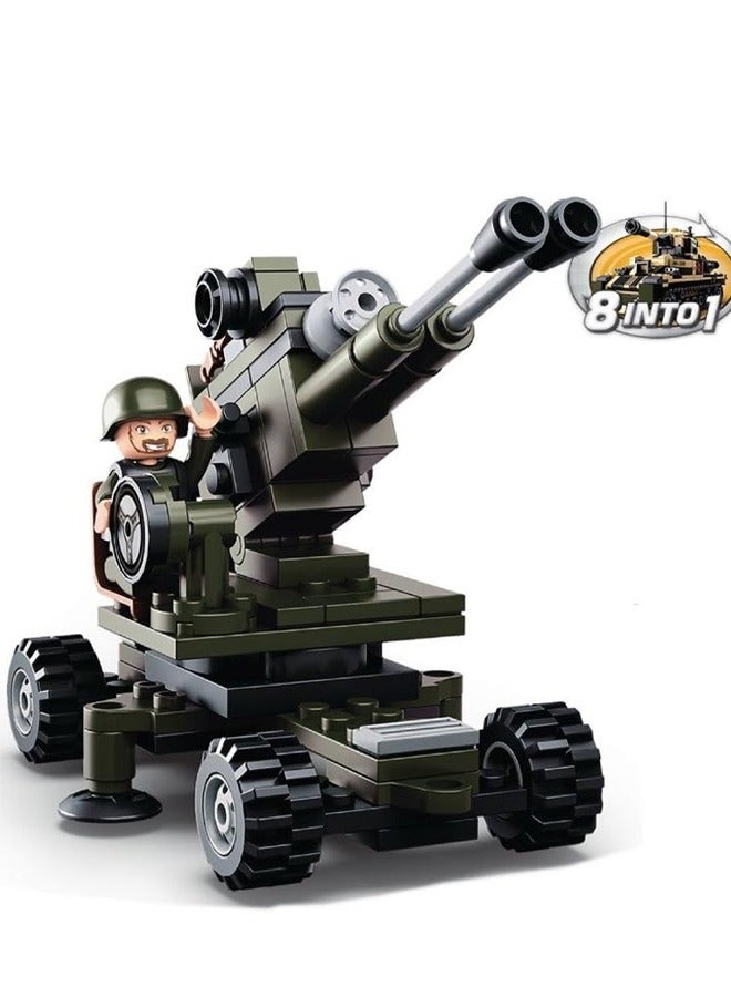 Sluban Army Series - Artillery Building Blocks 94 PCS - Image 1
