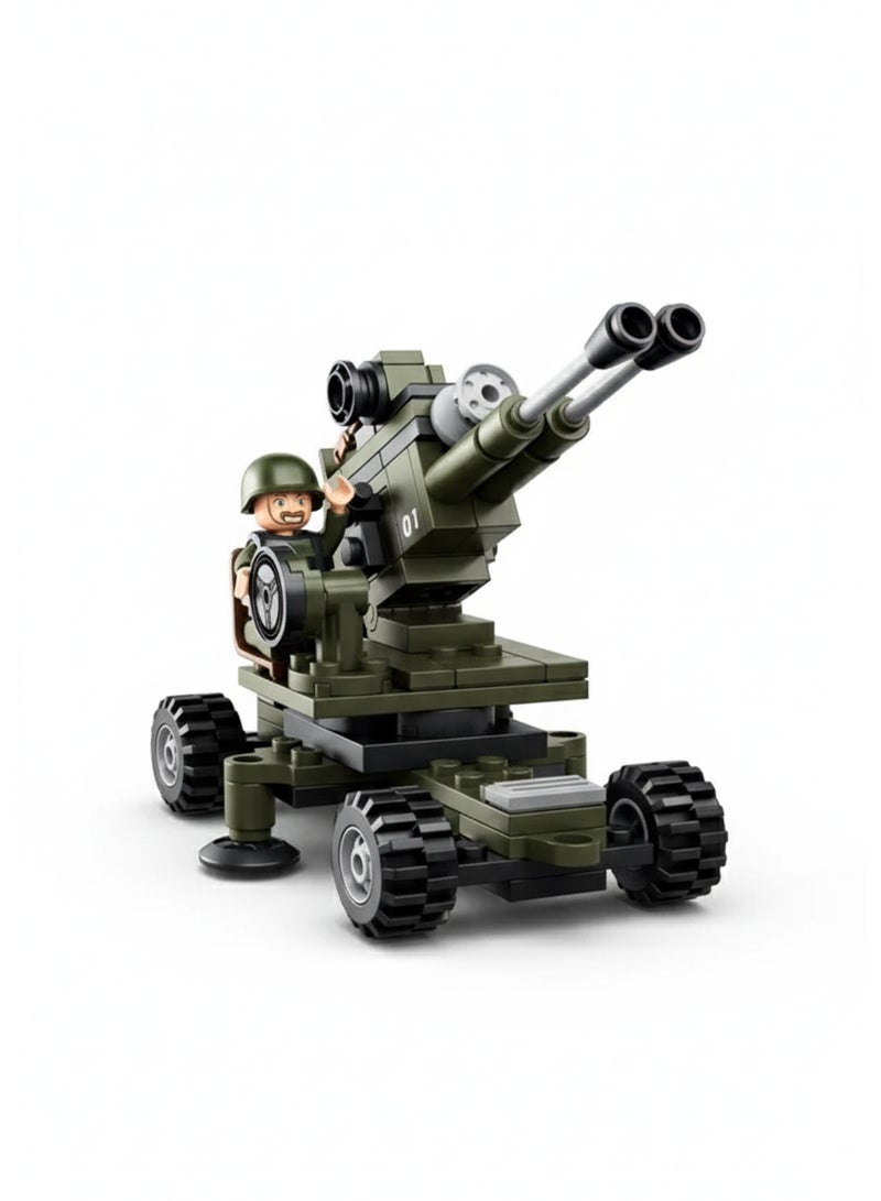 Sluban Army Series - Artillery Building Blocks 94 PCS - Image 2