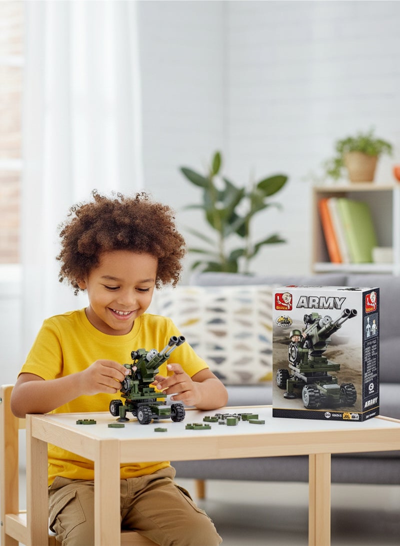 Sluban Army Series - Artillery Building Blocks 94 PCS - Image 3