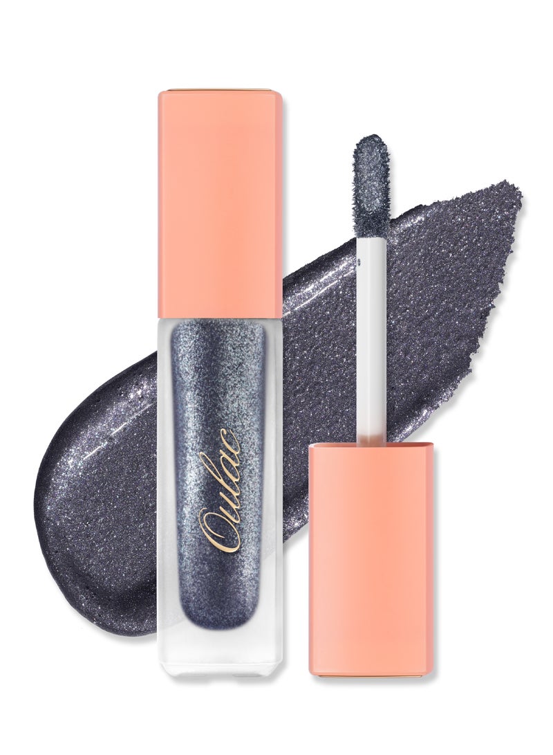 Oulac Liquid Glitter Eyeshadow - Metallic & Shimmer Formula, Intense Sparkle Eyeshadow, Eyeliner & Highlighter, Fine Sparkle & Glow, Blendable, Crease-Resistant, Vegan & Cruelty-Free, Long-Lasting, 5.4g - Light Year - 12 - Image 1