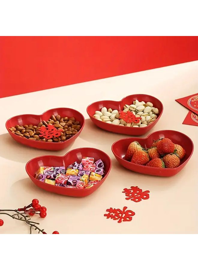 1Pc Heart Shaped Serving Set for Romantic Dinner Plates Bowls - Image 4