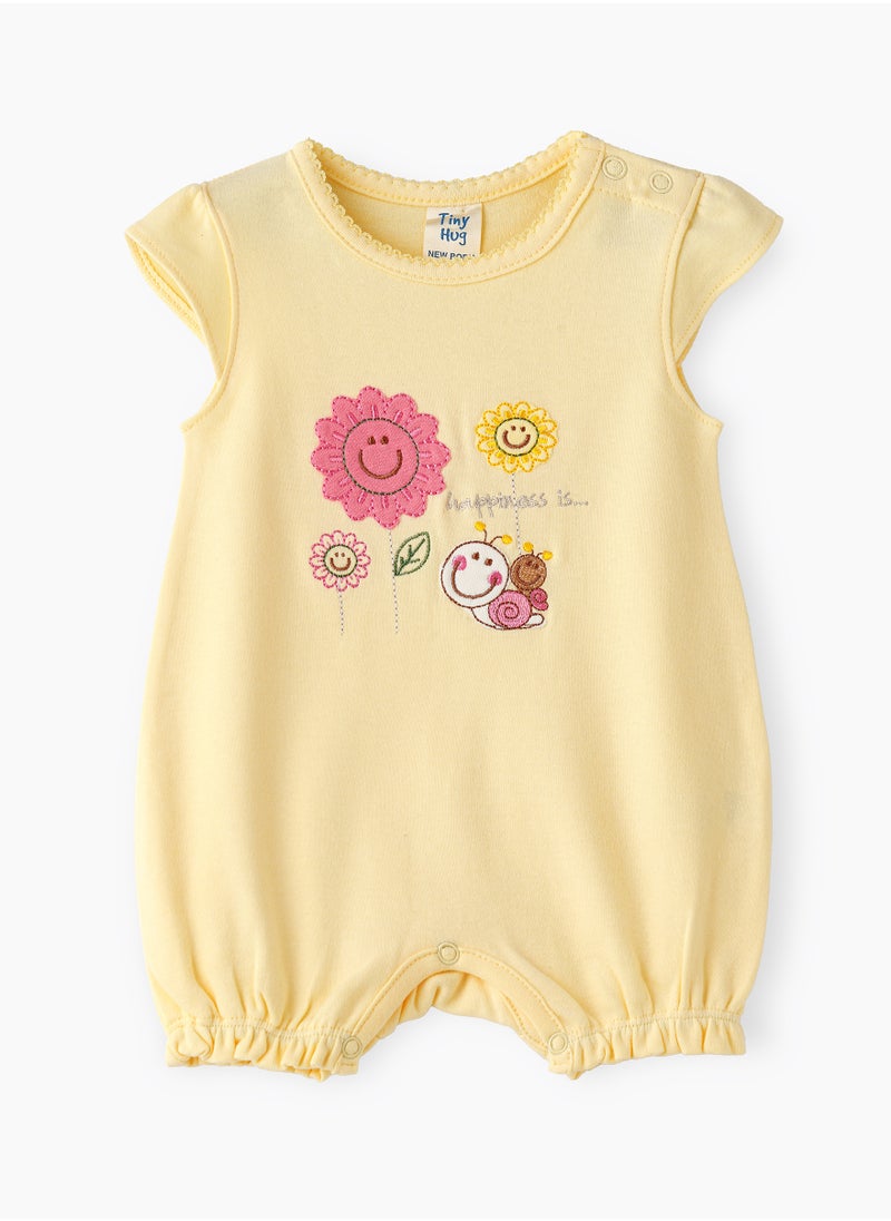 Tiny Hug Baby Yellow Happiness is... Onesie  - Image 1