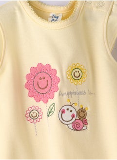 Tiny Hug Baby Yellow Happiness is... Onesie  - Image 3