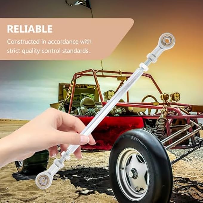 Excefore 2Pcs Adjustable Steering Tie Rod Ends 280Mm LengthHeavy Duty Ball Joint Replacement KitFor Go Kart Atv Off Road Buggy High Strength Universal Steering Parts - Image 4