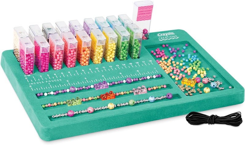 Crayola Creations Bead Laboratory Set – 2500-Piece Jewelry Making Kit for Girls | DIY Bracelet & Necklace Craft Set, Creative Gift for Kids Ages 8+ - Image 4