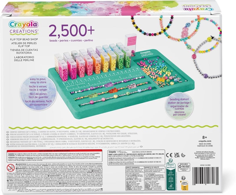 Crayola Creations Bead Laboratory Set – 2500-Piece Jewelry Making Kit for Girls | DIY Bracelet & Necklace Craft Set, Creative Gift for Kids Ages 8+ - Image 2