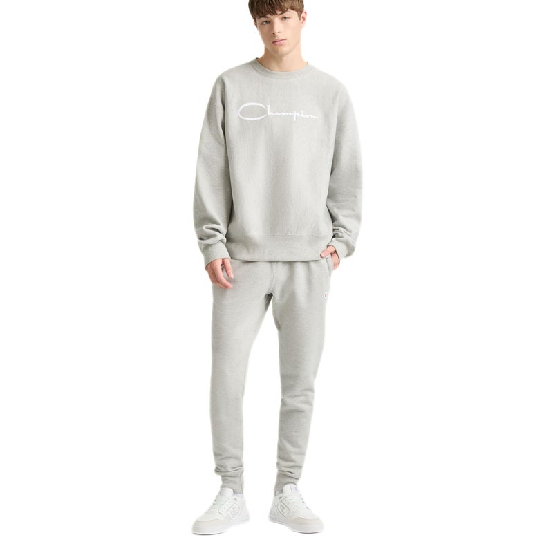 Champion mens Reverse Weave Jogger, Left Hip C Sweatpants, Oxford Gray-y06146, Large US - Image 5