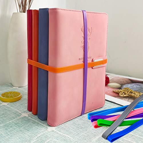 Coopay 36 Pieces Silicone Rubber Bands Colorful Elastic Bands Elastic Rubber Wrapping Bands for Books, Art, Exercise, Crab Traps, Cooking, Wrapping, Heat, Cold, UV, Chemical Resistant (8 inch) - Image 5