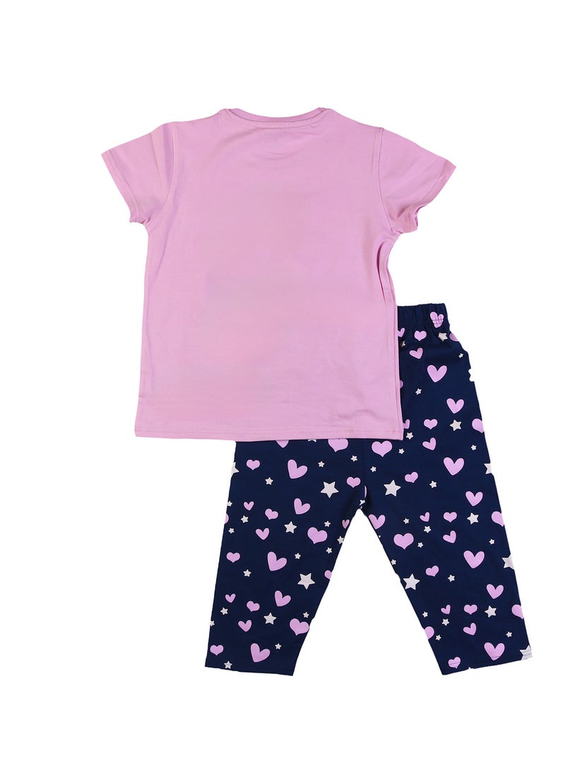 Zercon Summer Pajama Set for Girls 8219 - Image 3