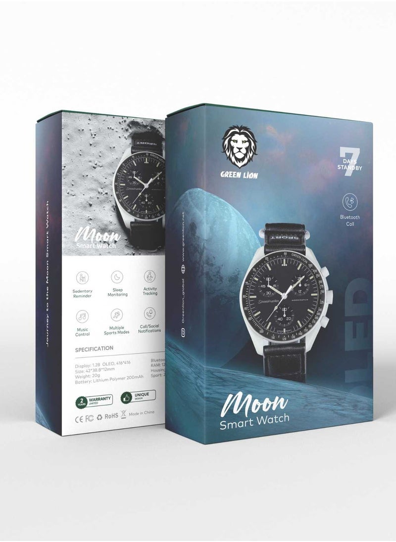 GREEN LION - Journey to Moon Smart Watch - Black - Image 1