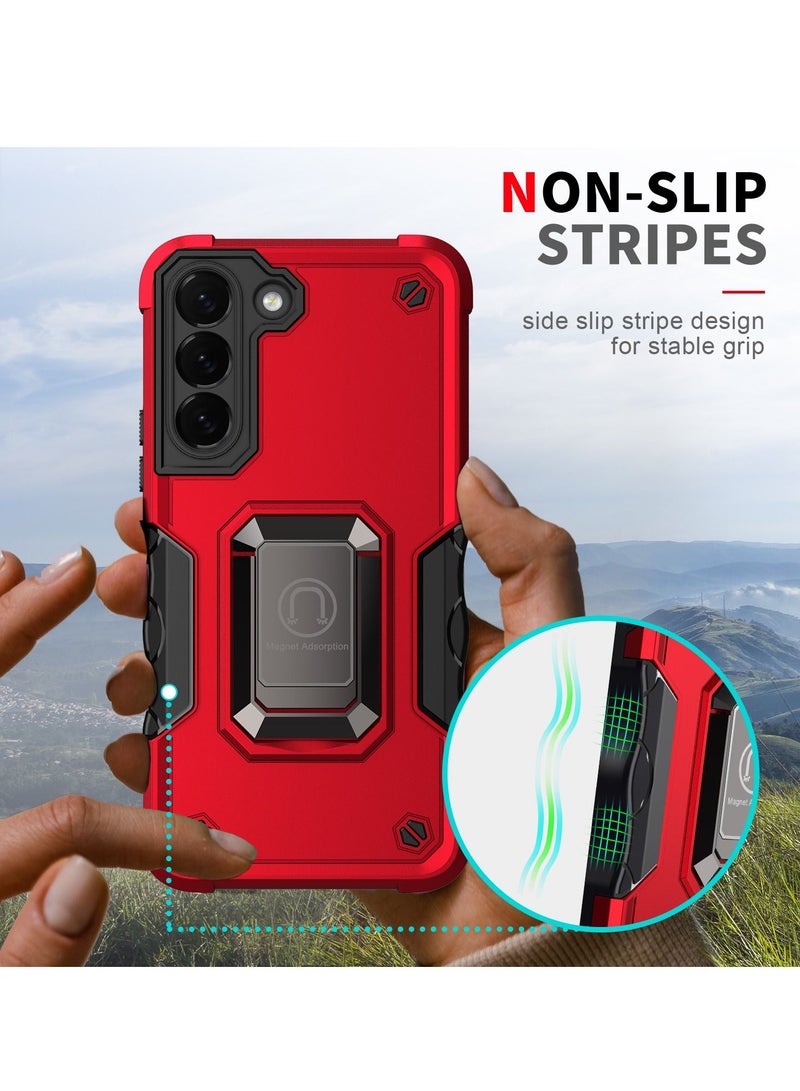 GULFLINK Back Cover Phone Protect Case For Samsung S23 Red - Image 3
