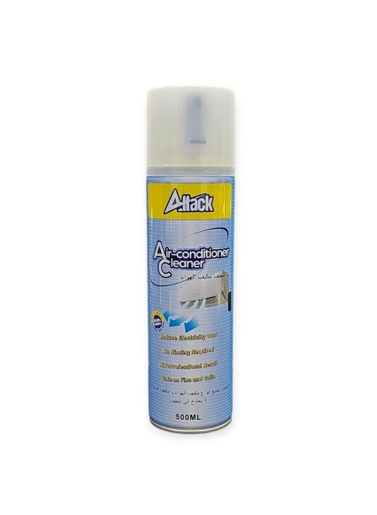 Attack Air Conditioner Cleaner Spray – No Rinse Formula (500ml) - Image 1