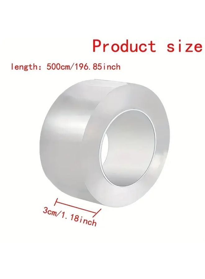 Transparent Waterproof Silicone Tape 2 Rolls 19685 Inch For Kitchen Bathroom Sealing - Image 4