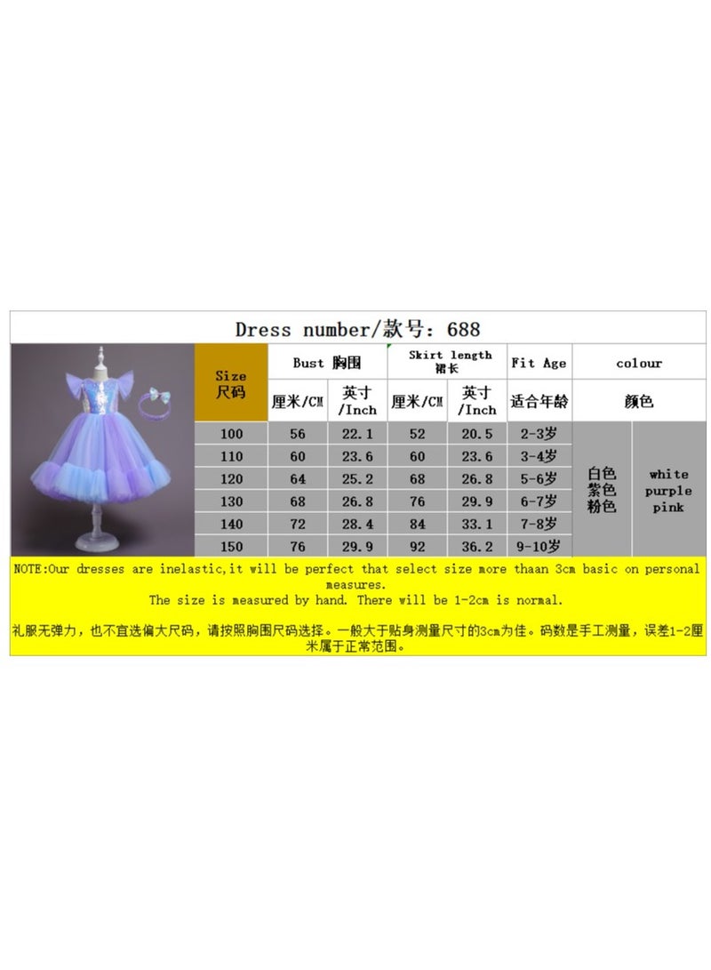 D'Daniela Sequin Bodice Tulle Dress - Image 4