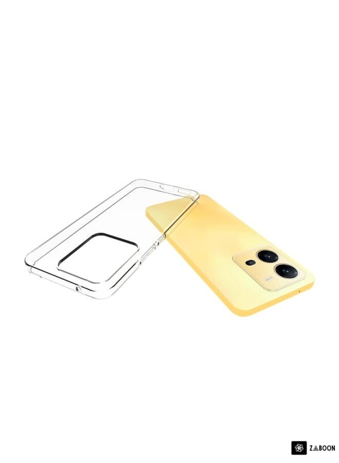 For vivo V25 5G Waterproof Texture TPU Phone Case(Transparent)