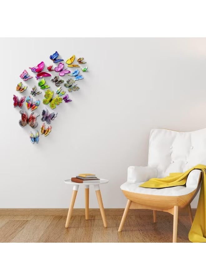 استيكر فراشات مبهجة للغرفة باشكال والوان مختلفة - Image 2