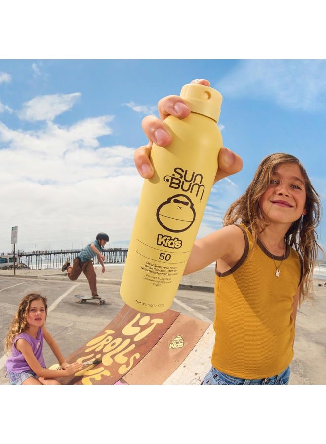 Sun Bum Kids SPF 50 Sunscreen Clear Body Spray - Broad Spectrum Water-Resistant with Vitamin E - Wet or Dry Skin Application - Hawaii 104 Act Compliant (Without Octinoxate & Oxybenzone) - 6 oz - Image 3