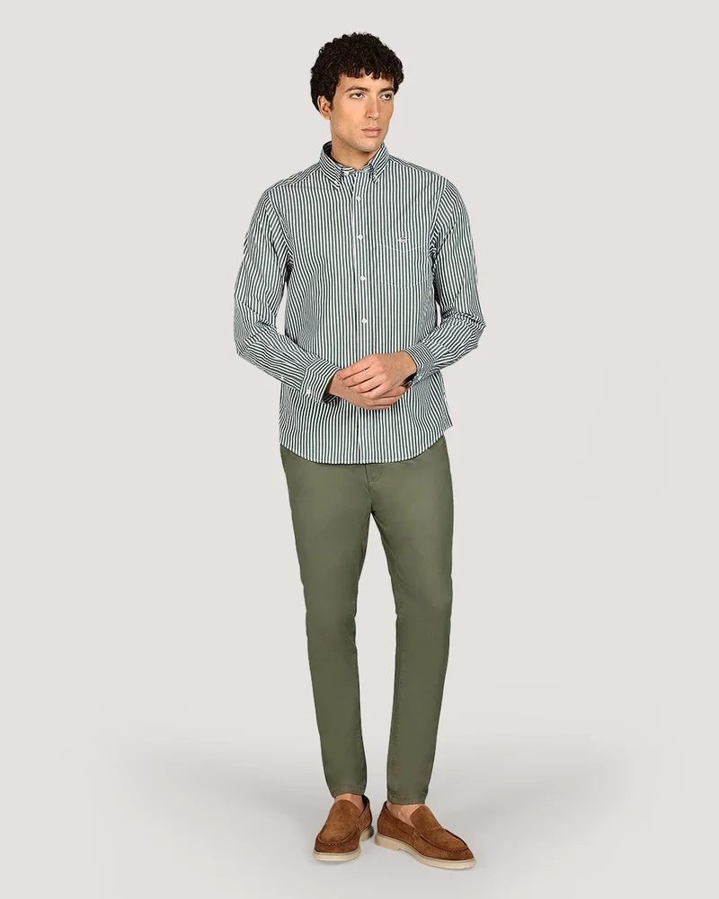 GANT Regular Classic Popl Stripe Shirt