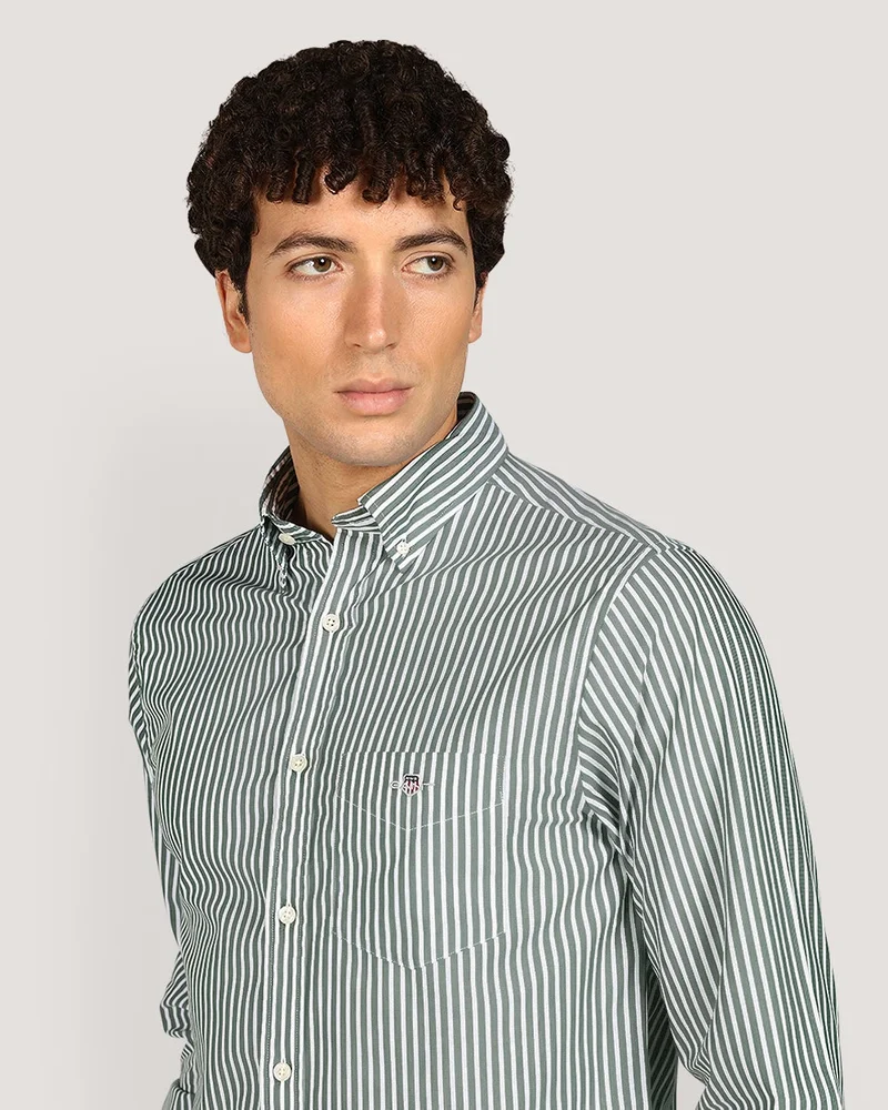 GANT Regular Classic Popl Stripe Shirt