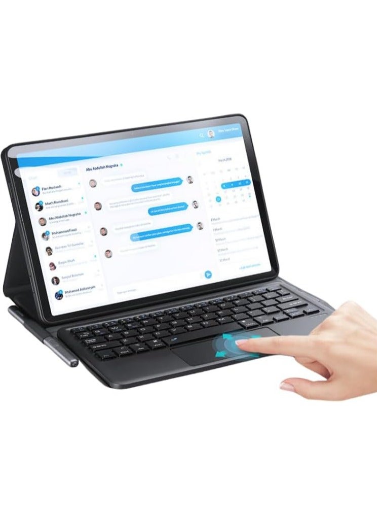 Samsung Tab A9 Plus (X210/X215/X216) Keyboard Case Tablet Cover with Bluetooth Keyboard for Galaxy Tab A9+ Case - Image 1