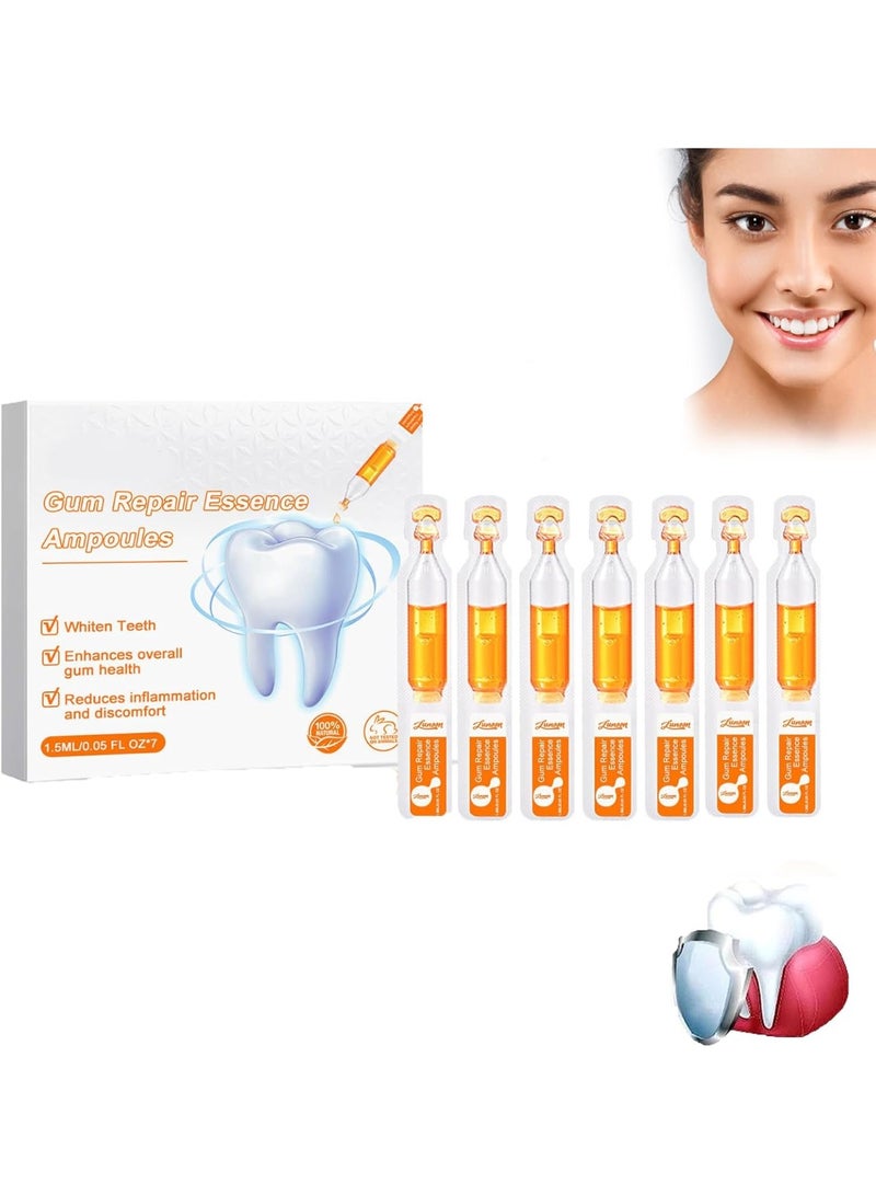 EELHOE Gum Repair Essence Ampoules for Oral Care – Natural Gum Treatment to Soothe Gums, Improve Dental Health, and Brighten Teeth - Image 1
