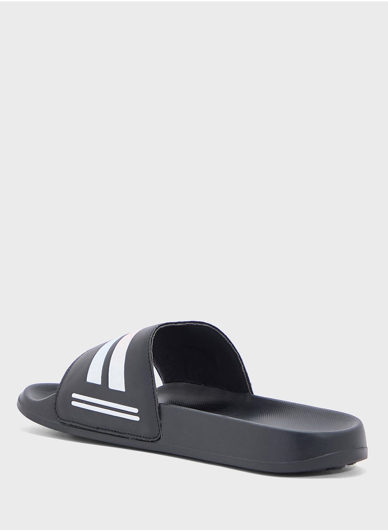 Seventy Five Stripes Detail Casual Slides  - Image 2