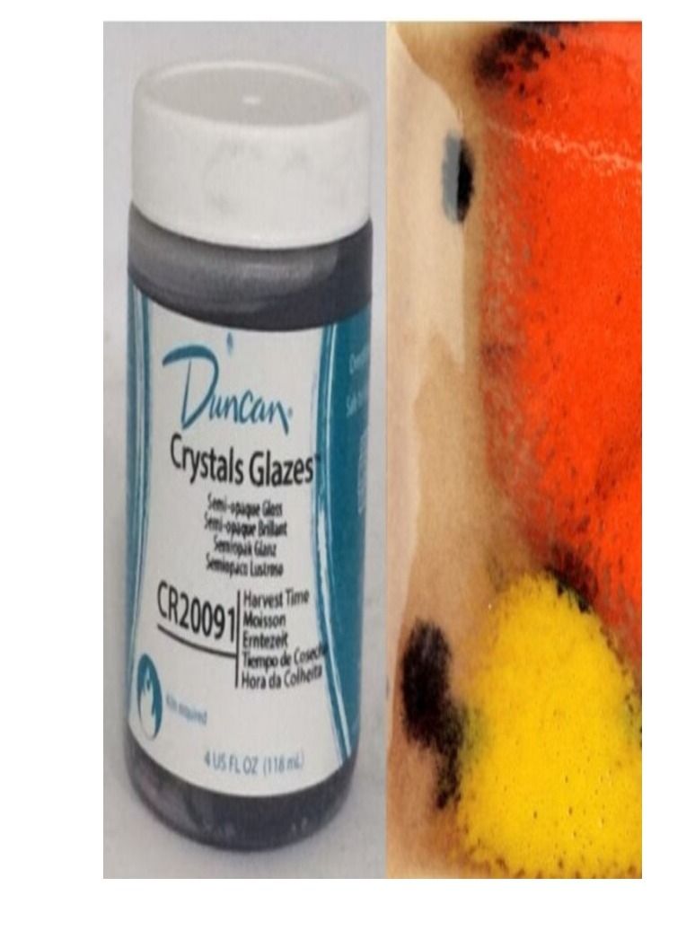 Duncan crystals glazes harvest time 118ml