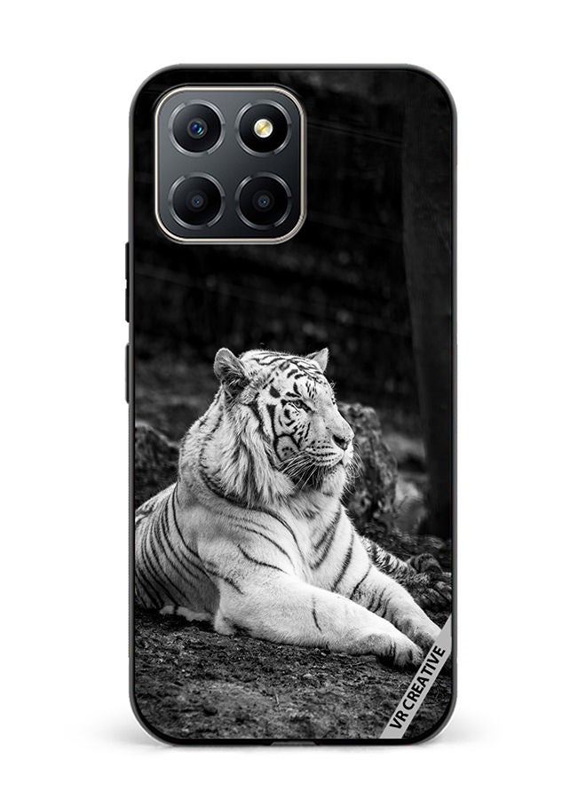 VR CREATIVE Protective Case Cover For Honor X6 Royal Monochrome Tiger Design Multicolour - Image 1