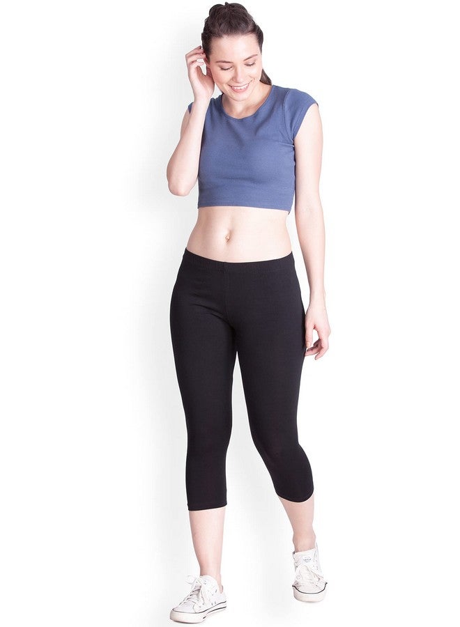 ليرا بنطال يوغا بقصّة عادية للنساء من Lyra، أسود، مقاس كبير جدًا - Image 1