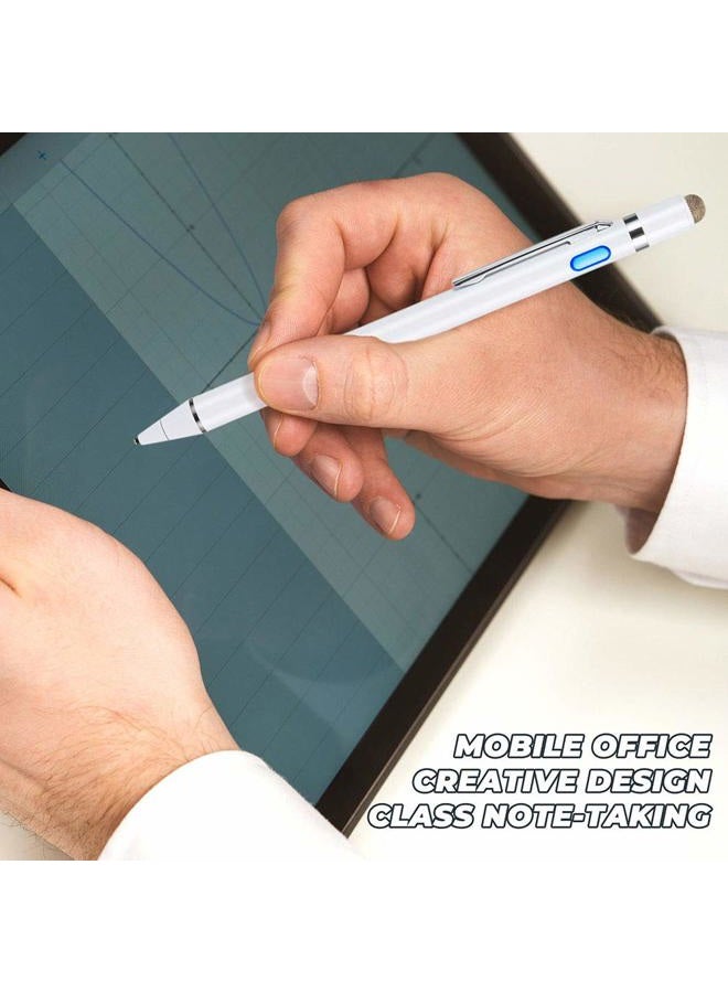 EVACH S21 Ultra Pen for Samsung Galaxy S21 Stylus Pencil, Rechargeable Digital Pencil with 1.5mm Ultra Fine Tip Stylus for Samsung Galaxy S21, White - Image 4