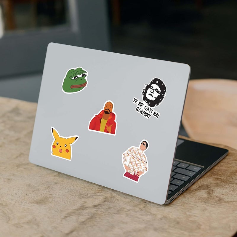 CodersParadise عبوة من 61 ملصق فينيل مضحك ميم، ملصقات ميم للكمبيوتر المحمول، آيفون، زجاجات الماء، الكمبيوتر. - Image 2