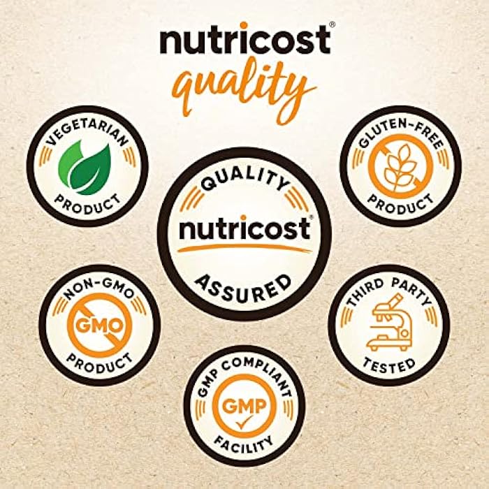Nutricost Fiber Capsules with Prebiotic Fiber Supplement 150 Capsules - CCOF Certified Supplement, Made with Organic Psyllium Husk & Organic Jerusalem Artichoke, Gluten Free, 3 G Per Serving - Image 3