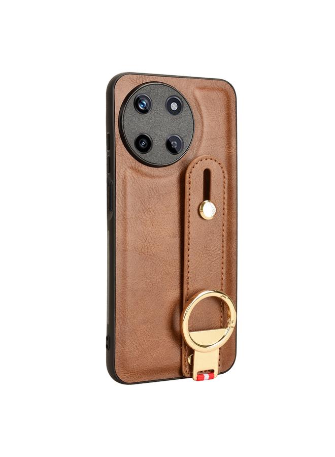 اس-توب جراب خلفي من الجلد لهاتف Realme 11 4G Global Wristband - Image 2