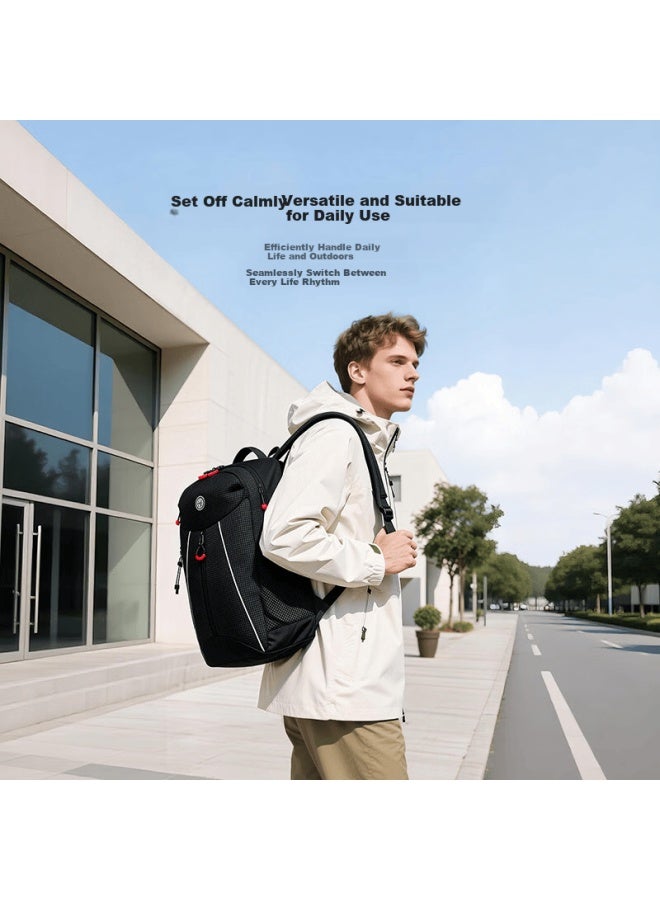 CROSS+GEAR Crossgear Cross Medal Swiss Army Knife Men's Backpack High-value Business Commuter Travel Casual Student School Bag - Image 3