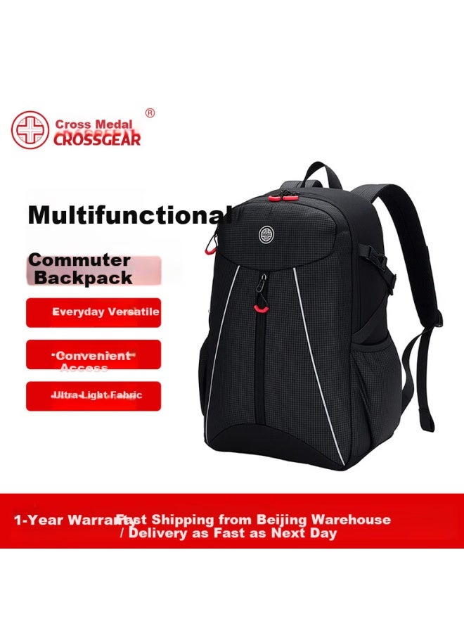 CROSS+GEAR Crossgear Cross Medal Swiss Army Knife Men's Backpack High-value Business Commuter Travel Casual Student School Bag - Image 1