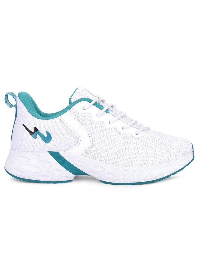 CAMPUS - Campus Women's ALICE WHT/S.GRN Running Shoes - 4UK/India 9G-178 - Image 1