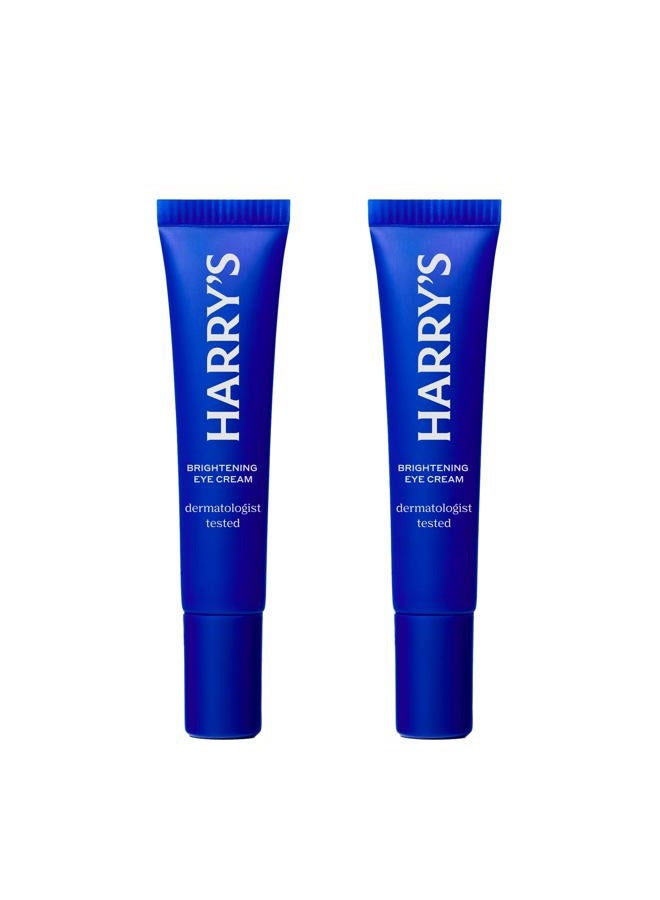 Harry's Brightening Under Eye Cream for Dark Circles, 0.5 Fl Oz, 2 Pack - Image 1