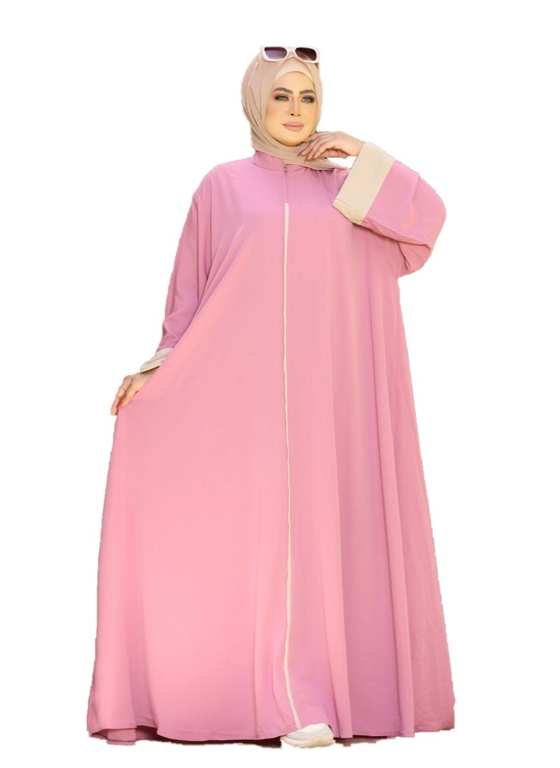 Generic - Adana aleumr , material is crepe, size is one size, can be worn up to 160 kilos for women GAMAL SONS FOR ABAYA 7052 - Image 1