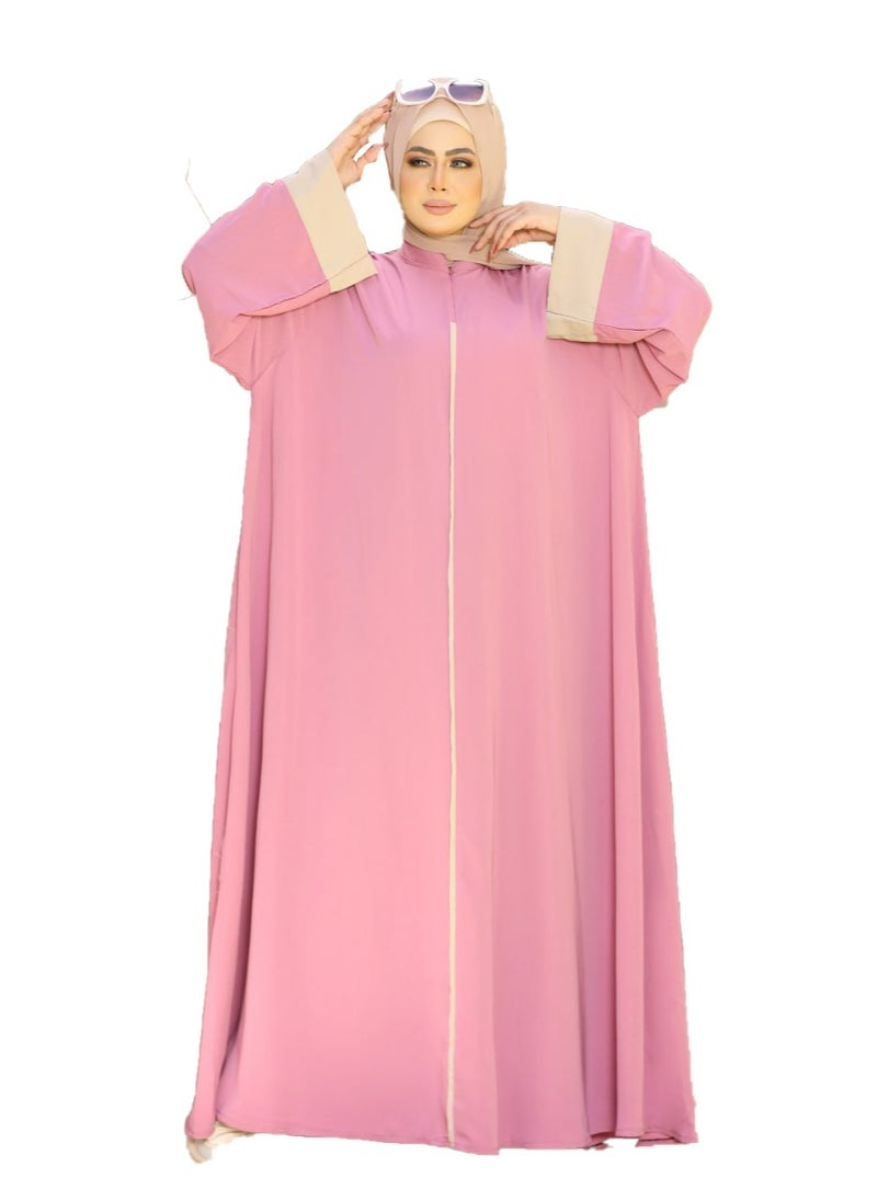 Generic - Adana aleumr , material is crepe, size is one size, can be worn up to 160 kilos for women GAMAL SONS FOR ABAYA 7052 - Image 1