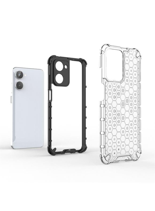 اس-توب جراب هاتف Realme 10 Pro+ 5G Honeycomb مقاوم للصدمات - Image 4