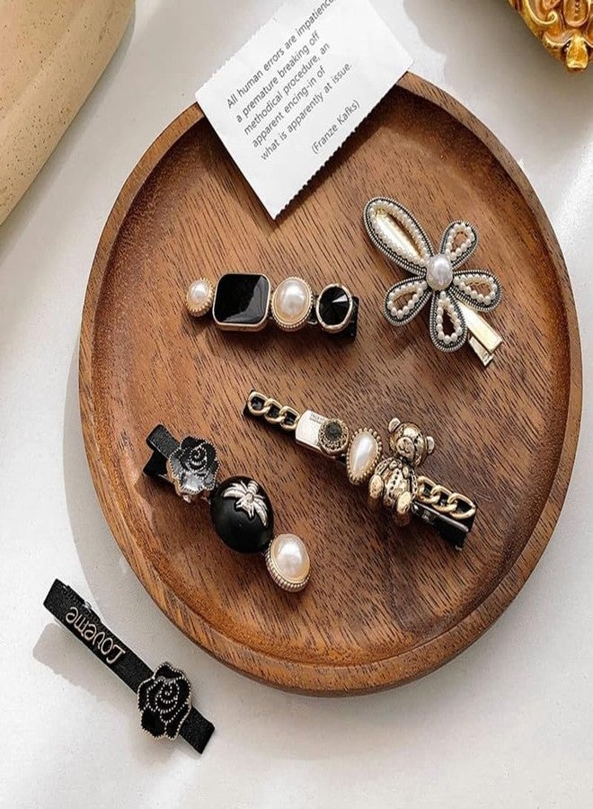 Shivashay Korean Fashion Style Pearl Rhinestone Metal Hair Clips Hair Pin Stylish Hair Accessories Jewellery For Women's And Girls (Pack of 11 Pcs) - Image 3