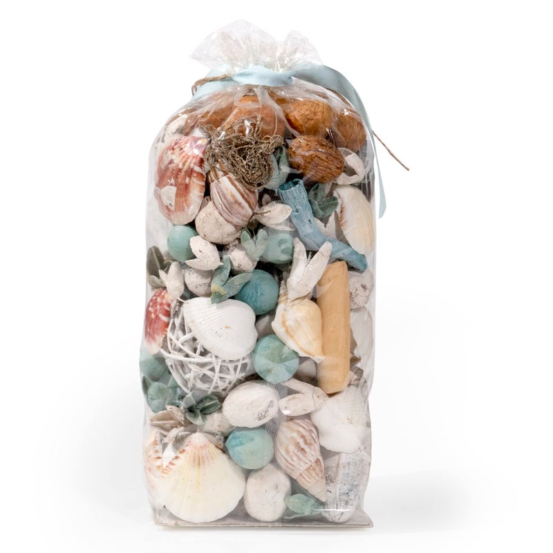 ANDALUCA Ocean Plumes Scented Seashell Potpourri Made in California Large 20 oz Bag Fragrance Vial Scents of Orange, Lime, Bergamot, Lily, Rose and Tonka Coastal Home Decor - Image 2