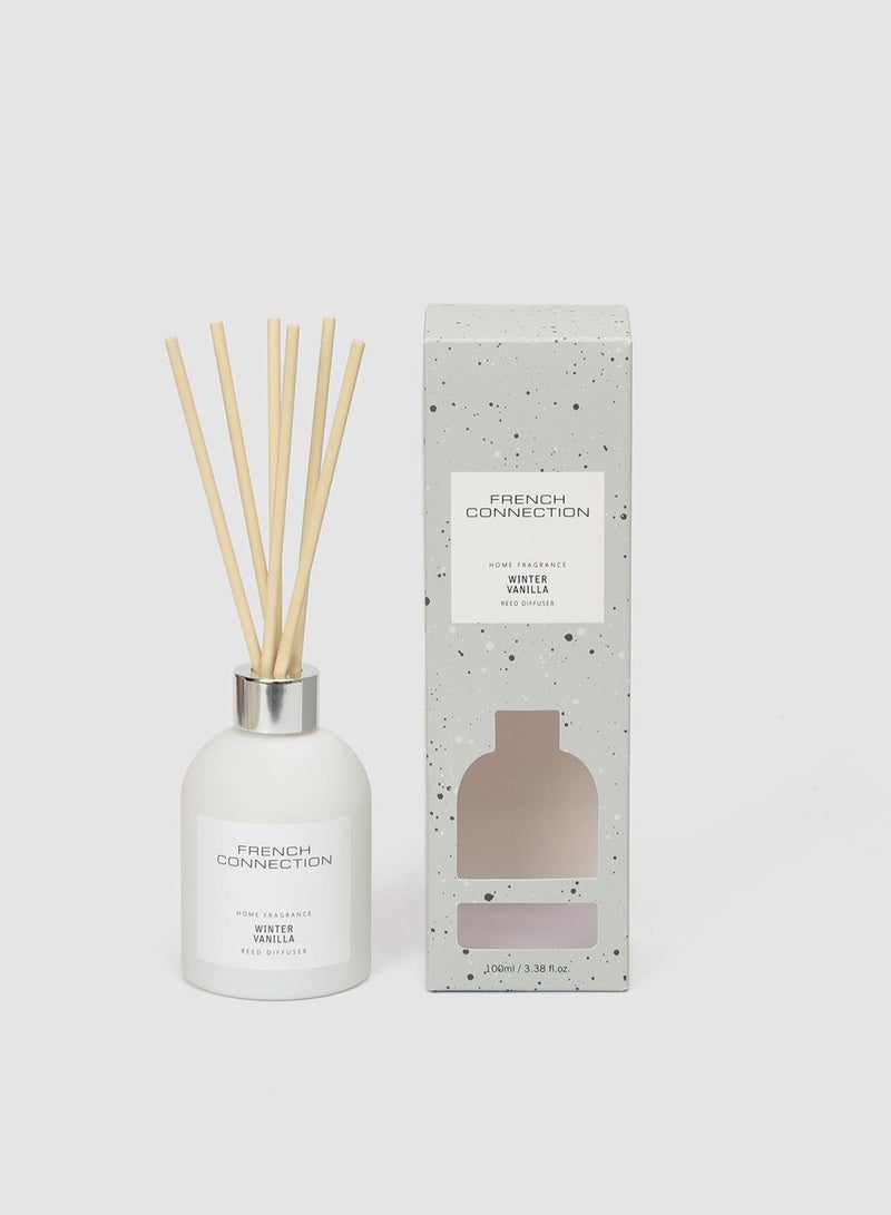 French Connection White Collection Winter Vanilla Reed Diffuser 100ML - Image 1