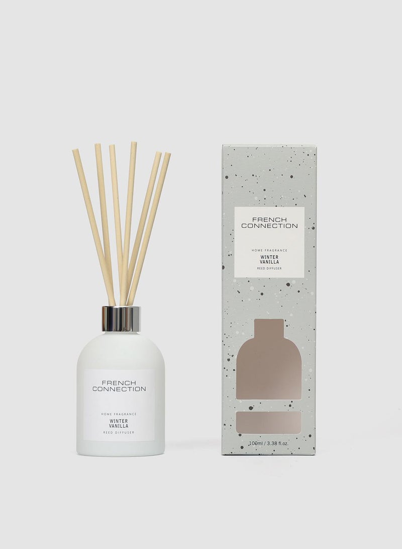 French Connection White Collection Winter Vanilla Reed Diffuser 100ML - Image 2