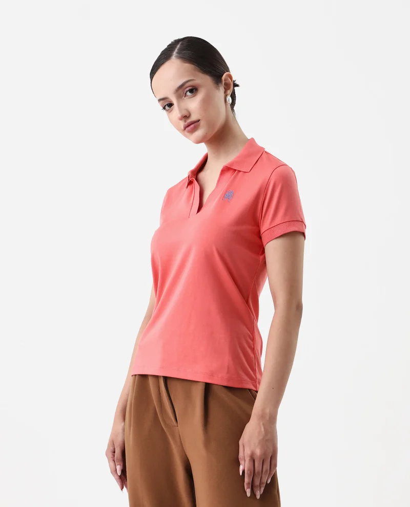 Rareism Women's Cotton Poly Blend Poloï¿½