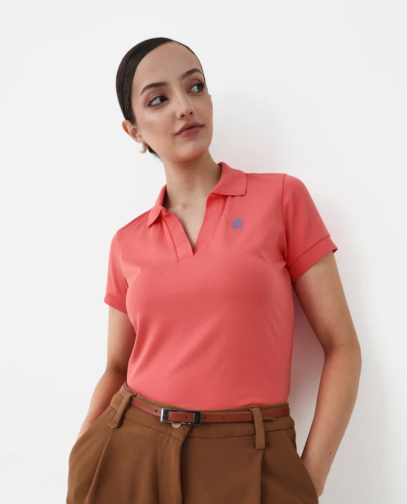 Rareism Women's Cotton Poly Blend Poloï¿½