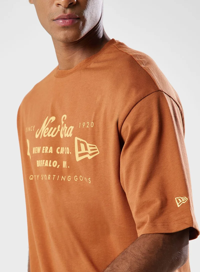 NEW ERA New Era Heritage Oversized T-Shirt