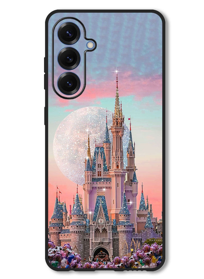 Theodor Case Compatible with Samsung Galaxy A36 Protection Shockproof Bumper Cover Disney Castle - Image 1